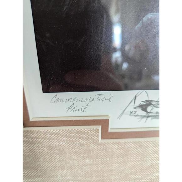 Ken Zylla Framed Print Signed Commemorative 1984 Stamp Game Bird A Likely Refuge - Picture 3 of 8